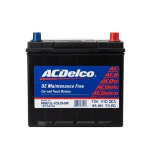 Batería AC Delco Red Line NS60 650  | Derecha (+) + Combo Gabriel