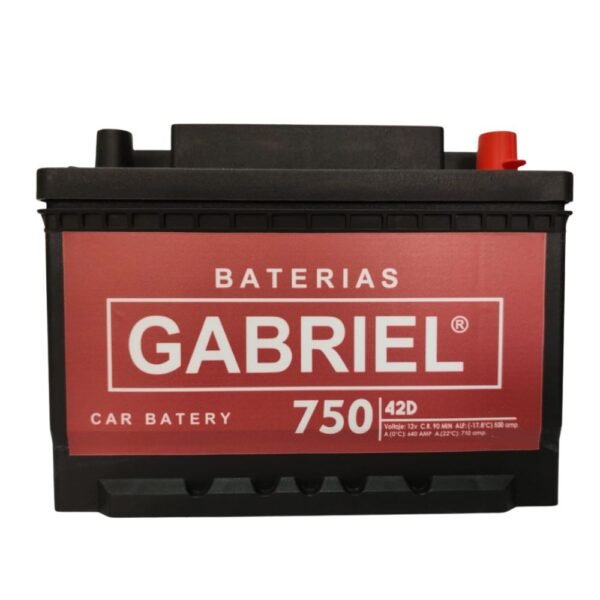 Batería Gabriel 42 750 | Derecha (+) + Combo Gabriel