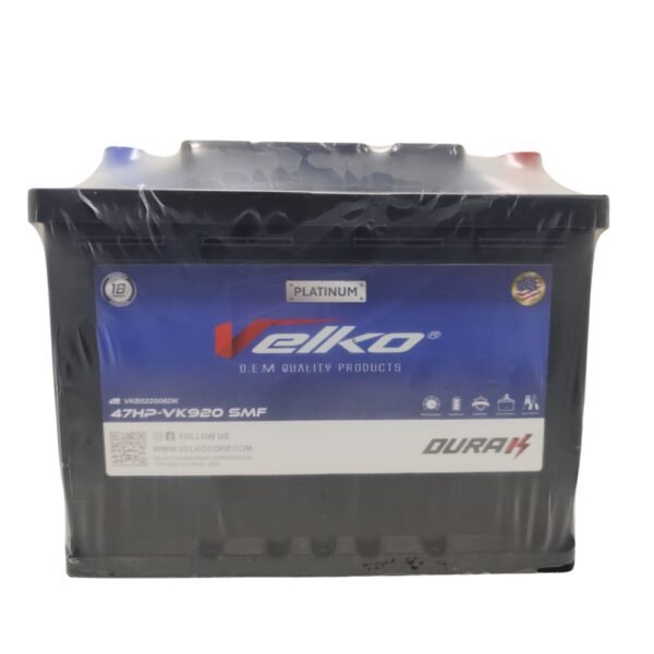 Batería Velko Energy  47 920  | Derecha (+) + Combo Gabriel