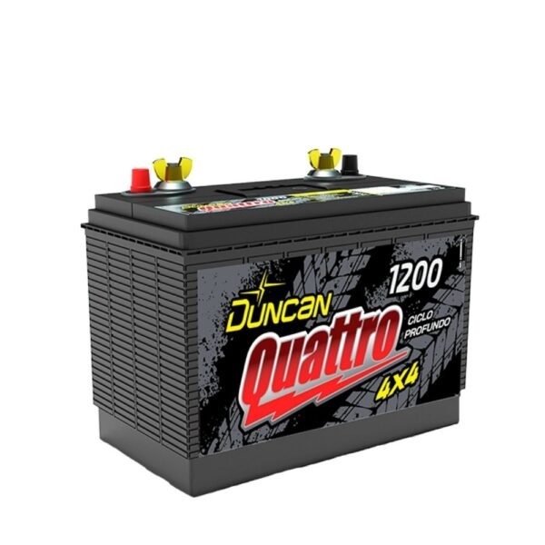 Batería Auto Duncan Quattro 4X4 27 1200 | Derecha (+) + Combo Gabriel