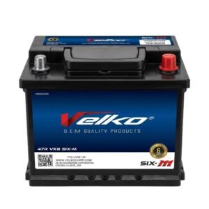 Batería Velko Energy Six 47 | Derecha (+) + Combo Gabriel