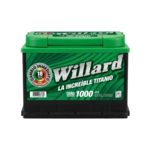 Batería Willard Titanio 42 1000 | Derecha (+) + Combo Gabriel