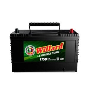 Batería Auto Willard Titanio 1150  27 | Derecha (+) + Combo Gabriel
