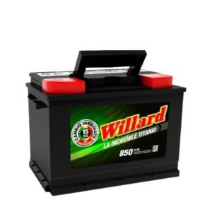 Batería Auto Willard Titanio 850  24 | Derecha (+) + Combo Gabriel